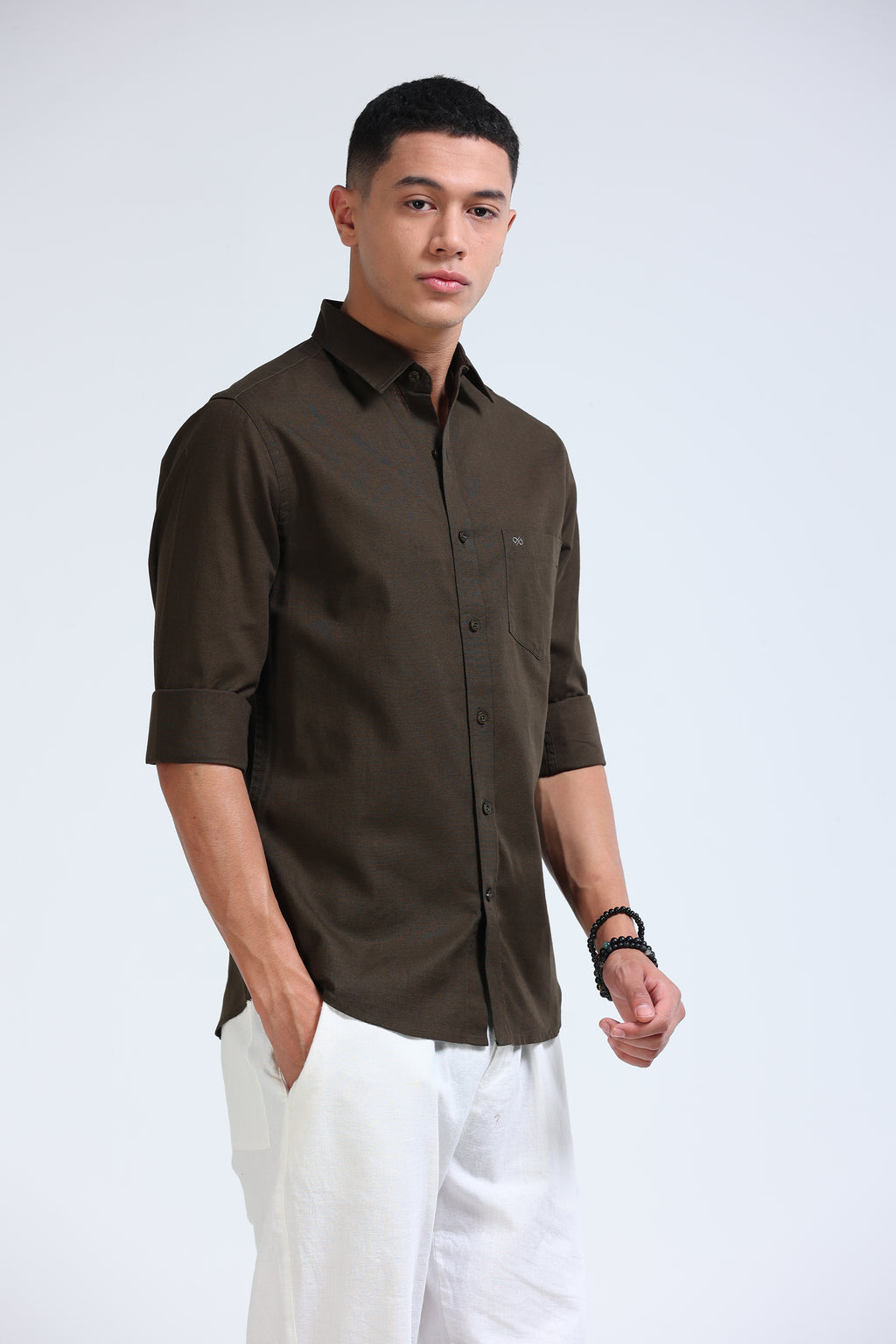 Polonia Linen Shirt - Olive