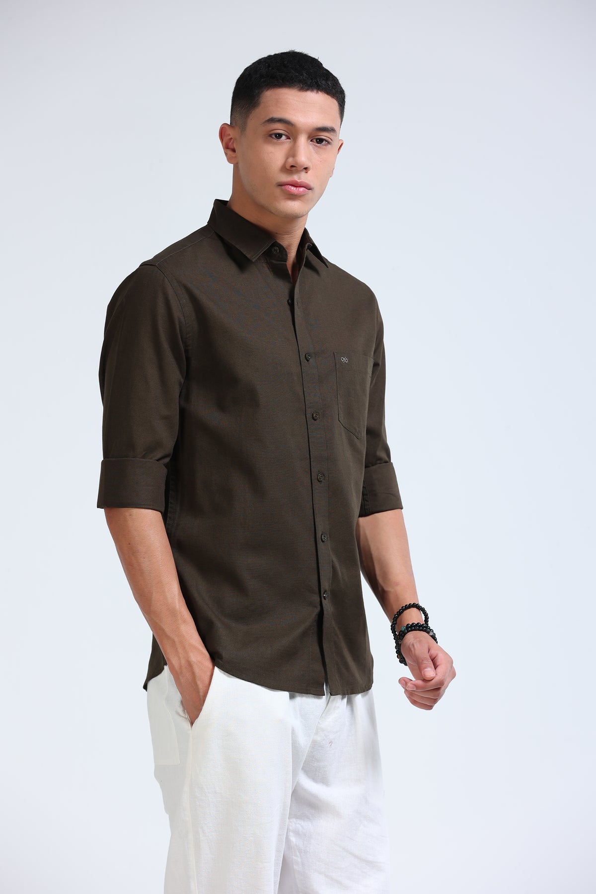 Polonia Linen Shirt - Olive