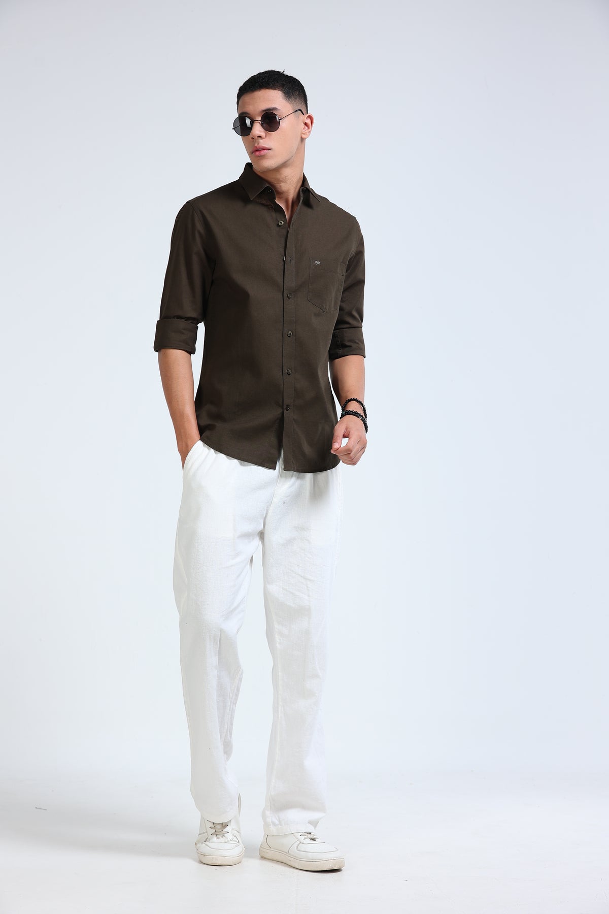 Polonia Linen Shirt - Olive