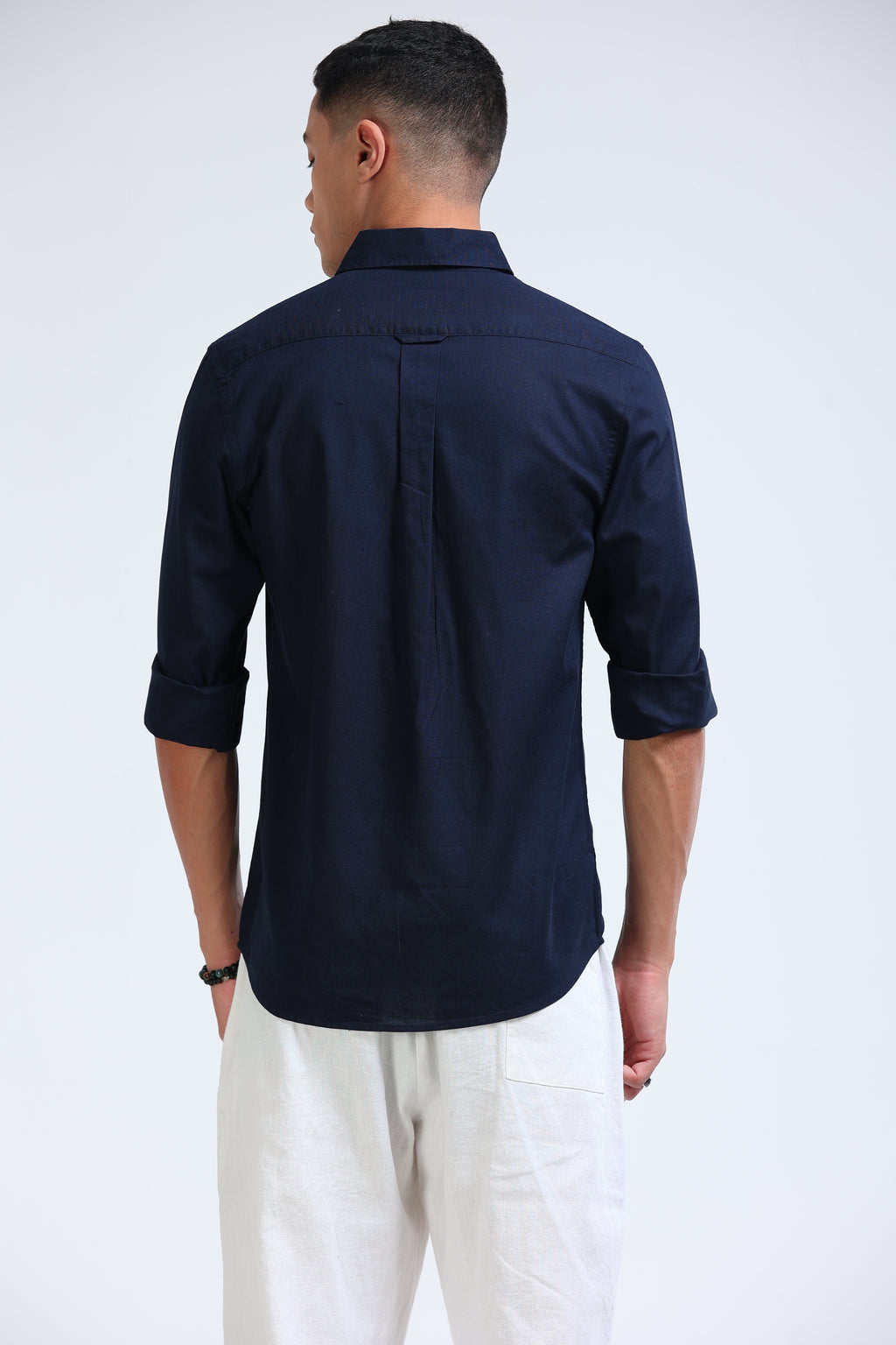 Polonia Linen Shirt - Dark Navy