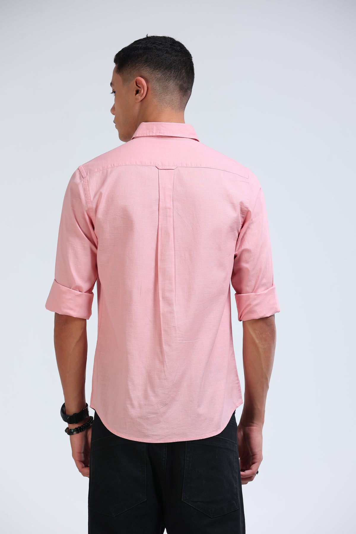 Polonia Linen Shirt - Light Pink