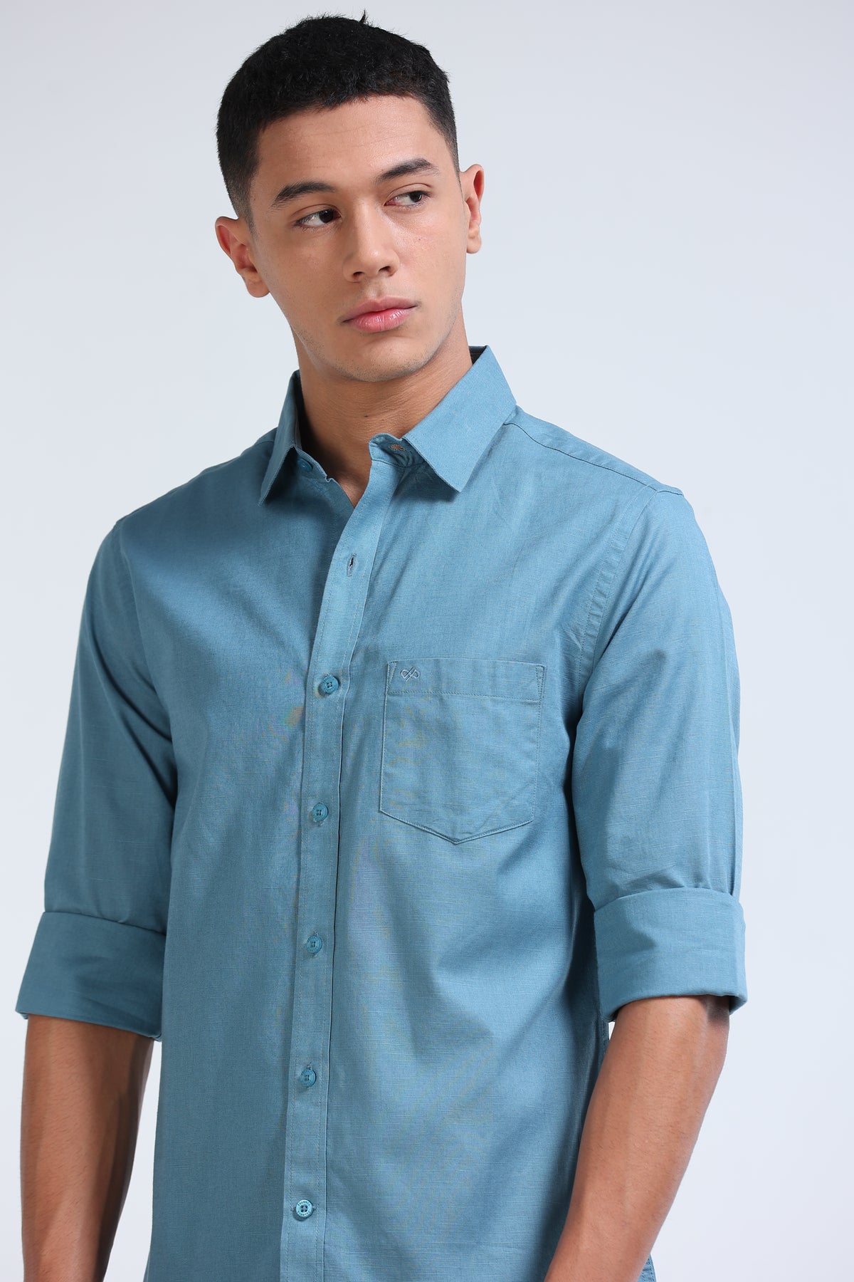 Polonia Linen Shirt - Pale Blue