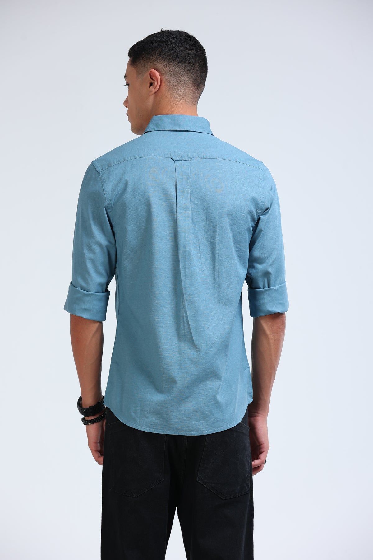 Polonia Linen Shirt - Pale Blue