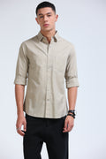 Polonia Linen Shirt - Beige