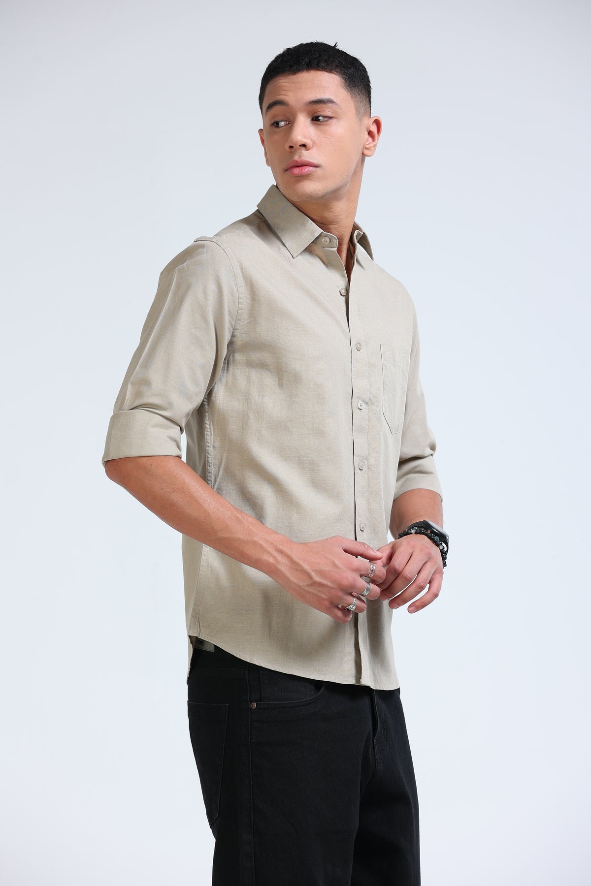 Polonia Linen Shirt - Beige
