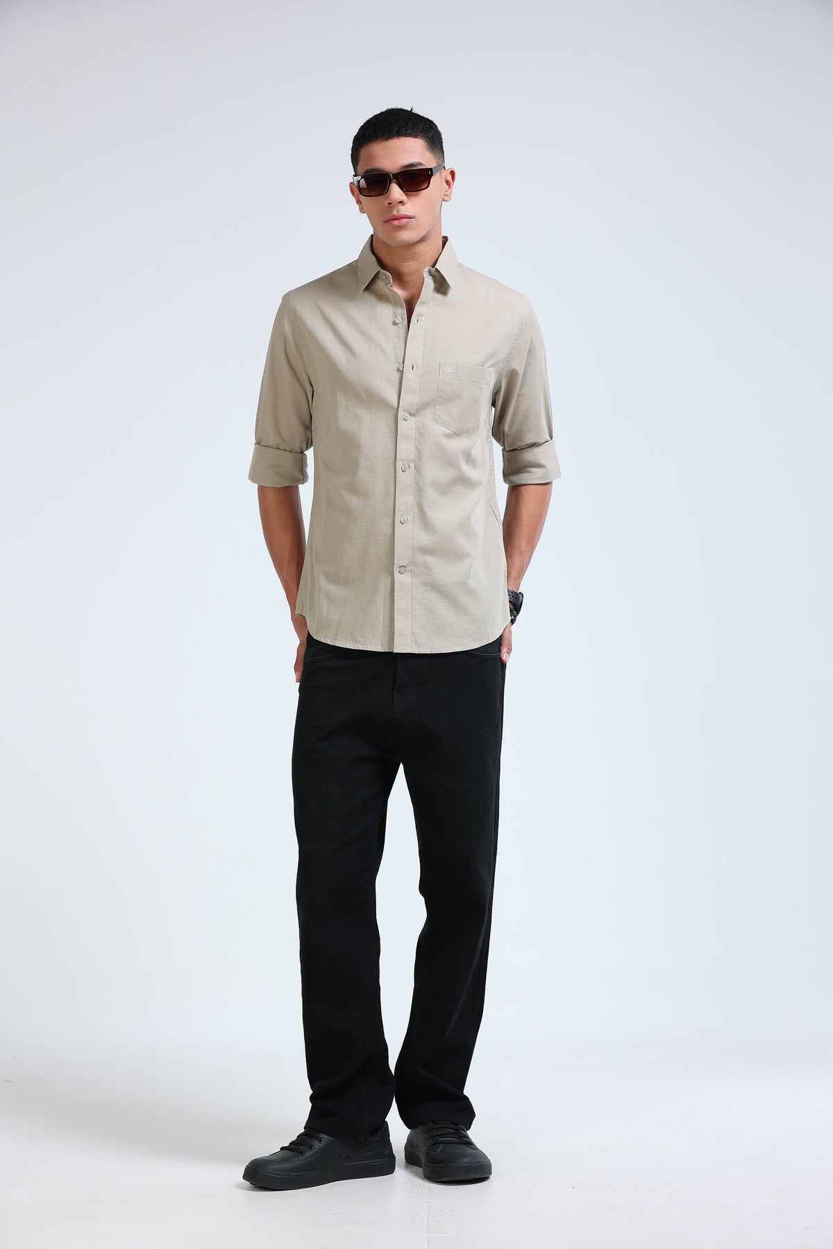 Polonia Linen Shirt - Beige