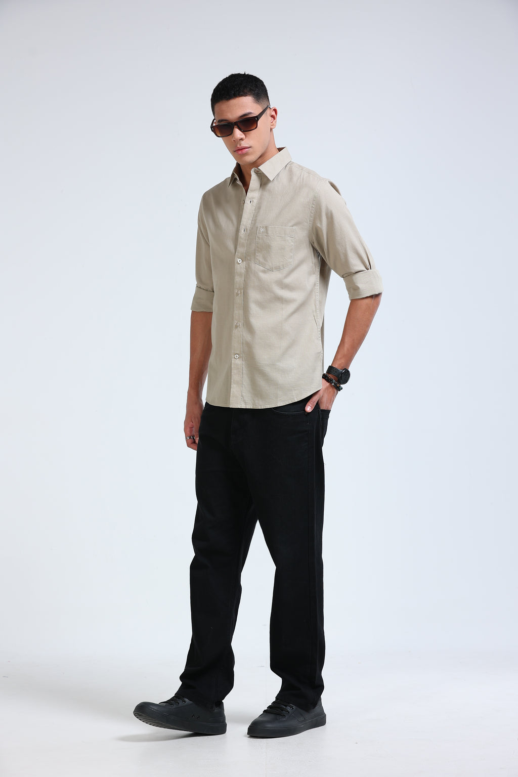 Polonia Linen Shirt - Beige