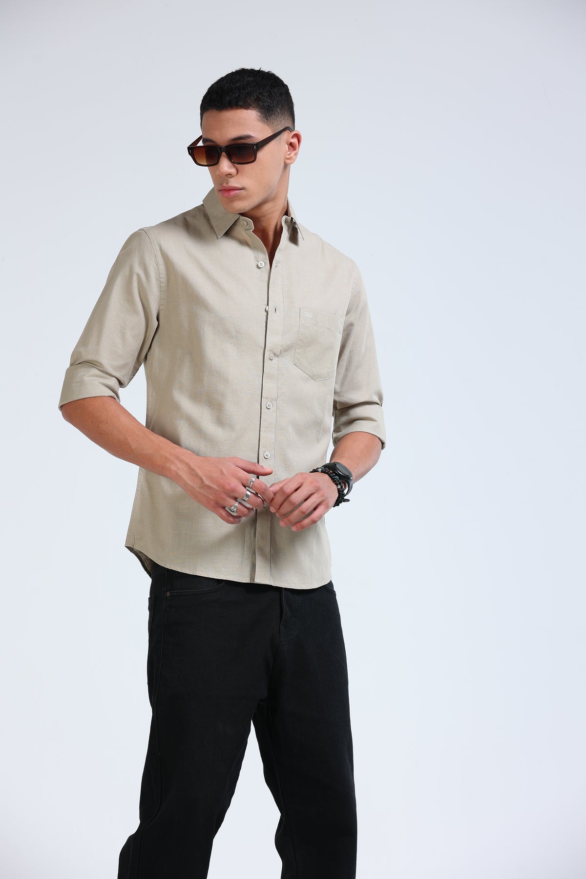 Polonia Linen Shirt - Beige