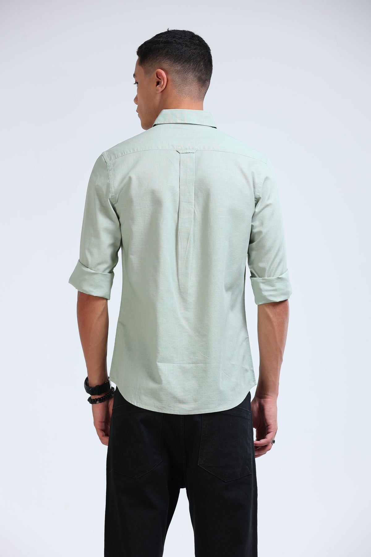Polonia Linen Shirt - Mint Green