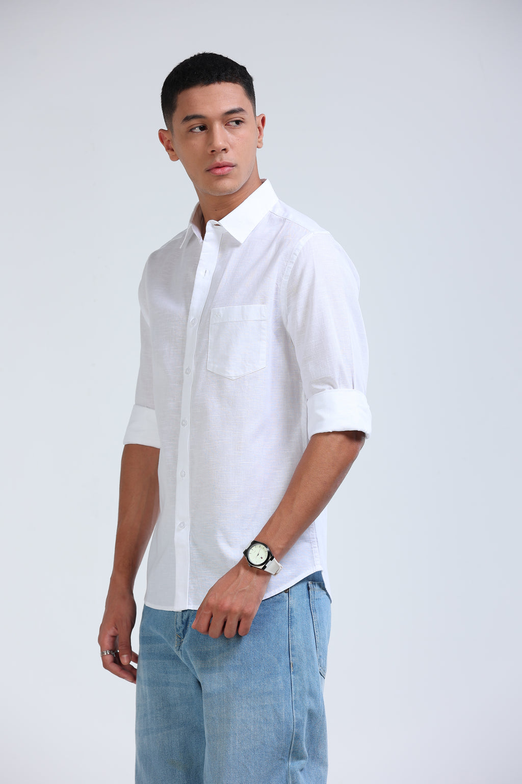 Polonia Linen Shirt - White