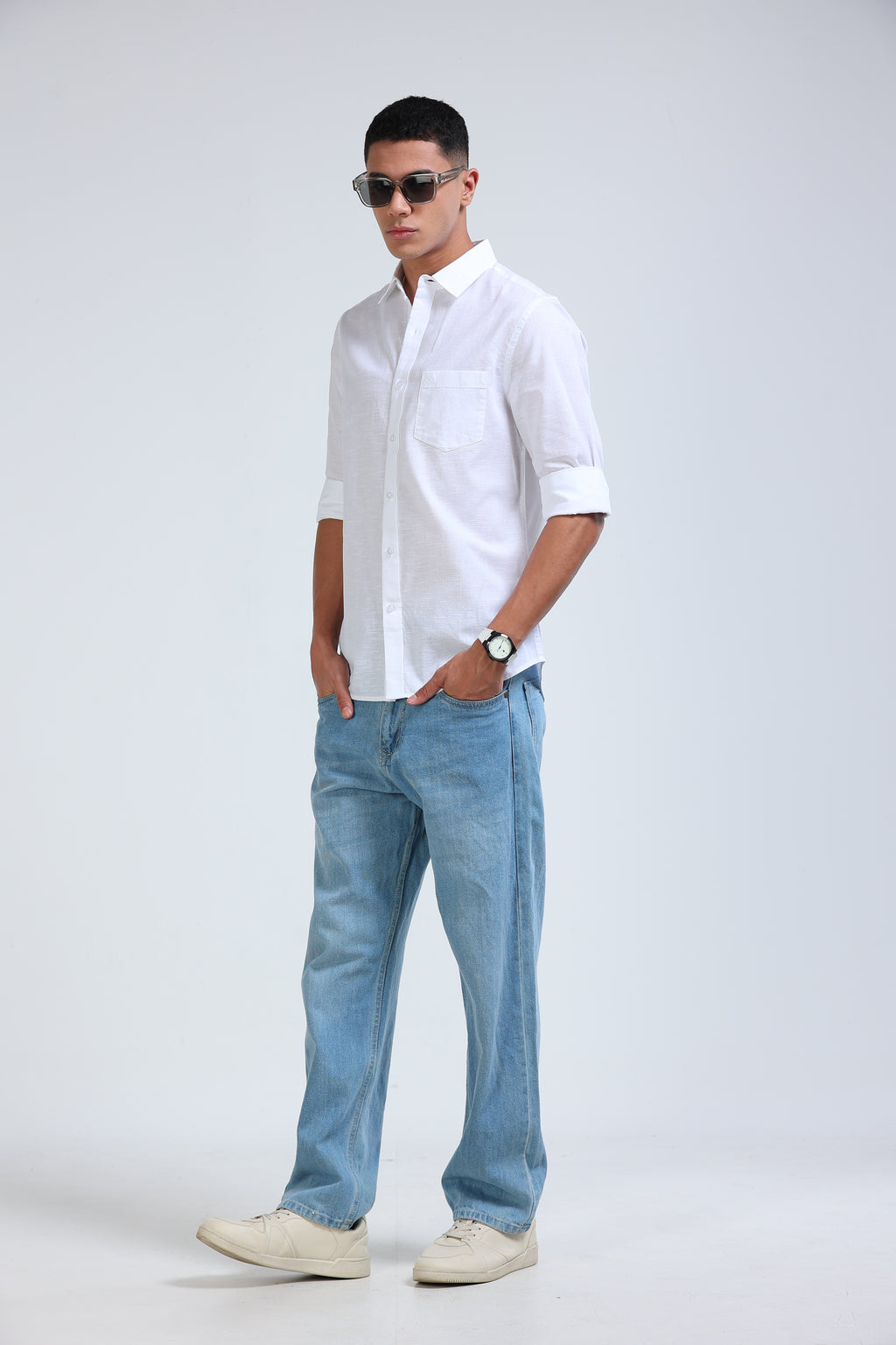 Polonia Linen Shirt - White