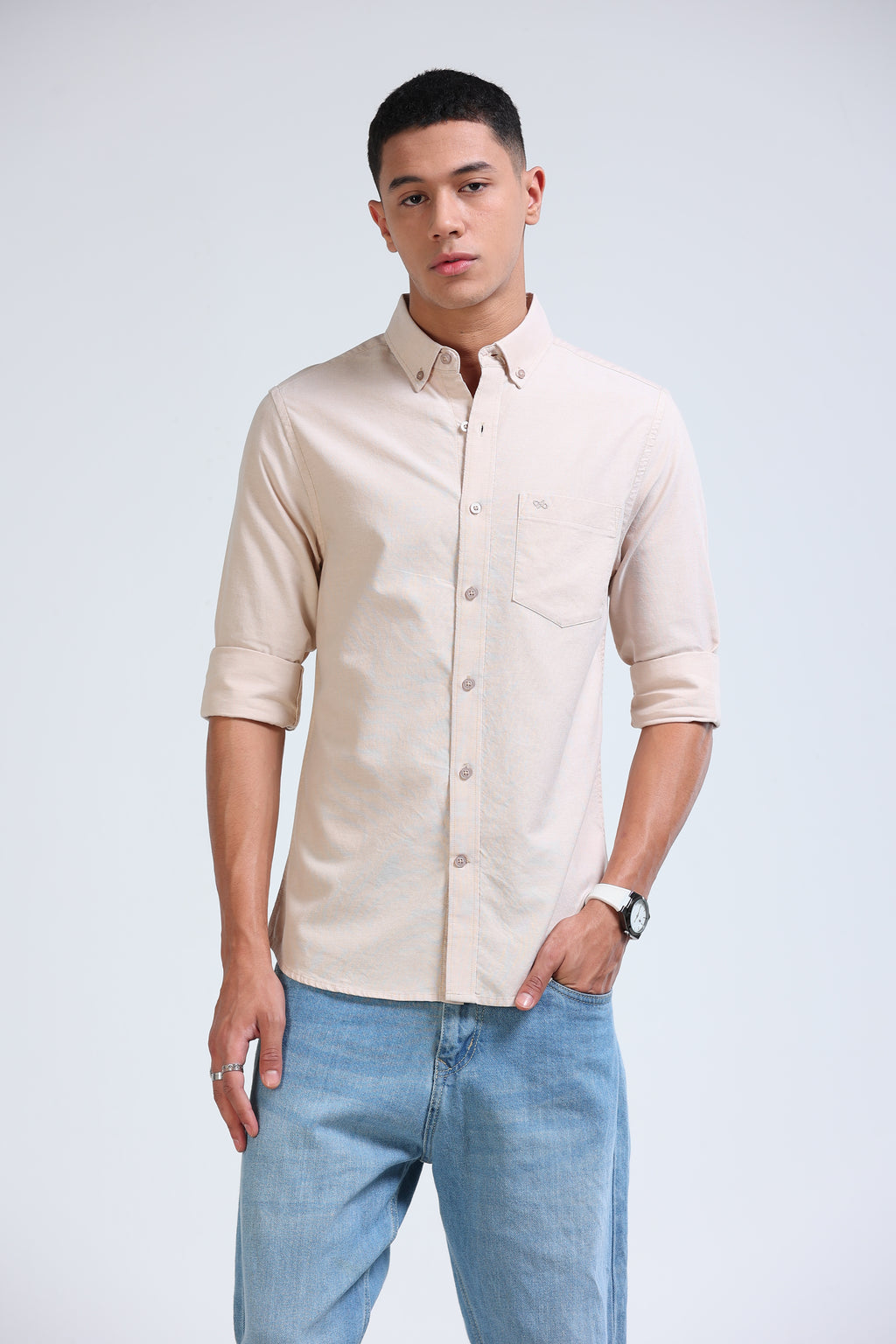 Oxford Shirt - Light Beige