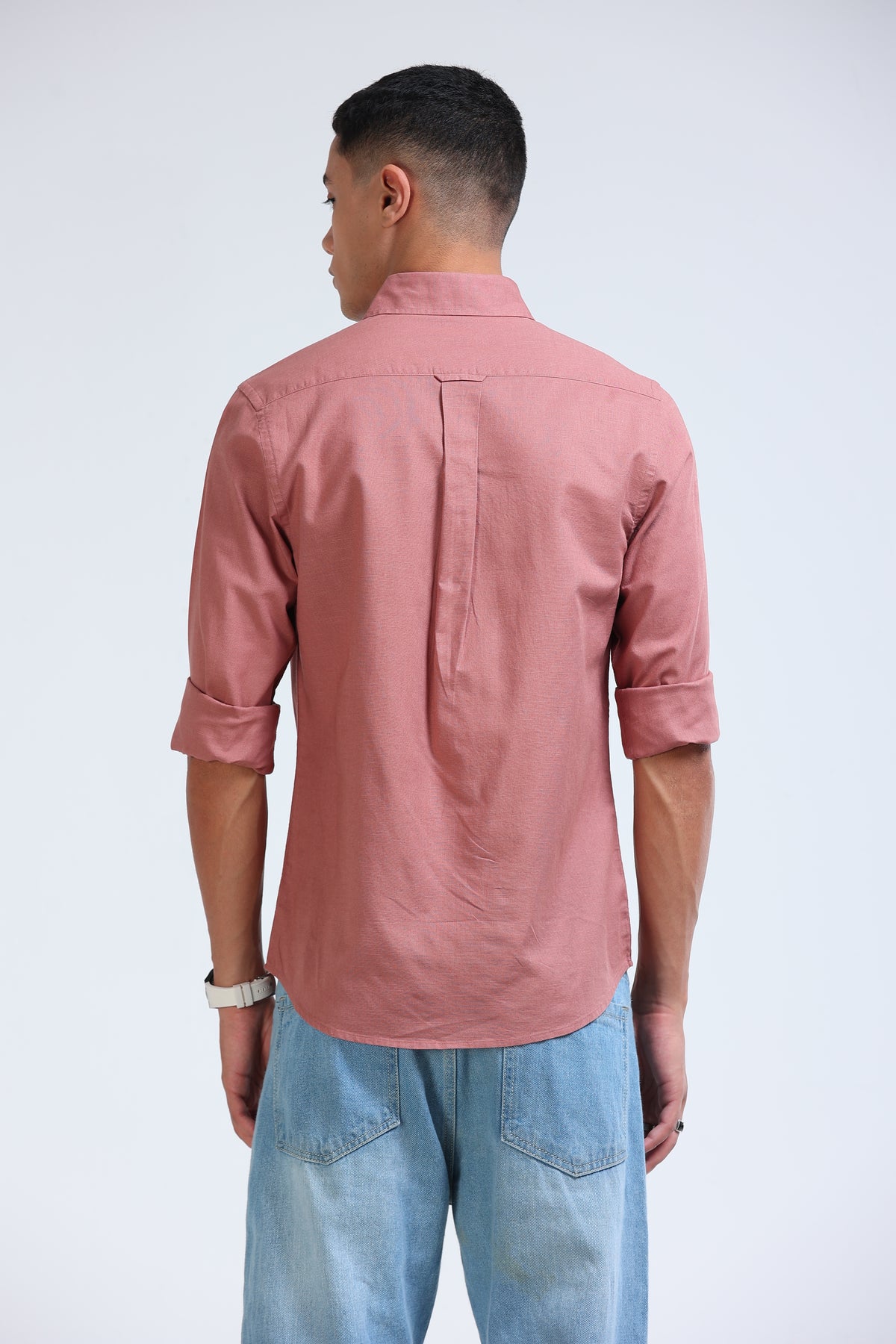 Polonia Linen Shirt - Dusty Pink
